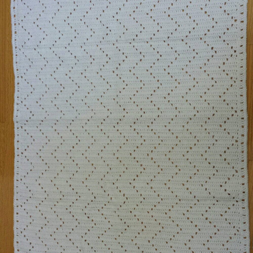 Hand made baby blanket.